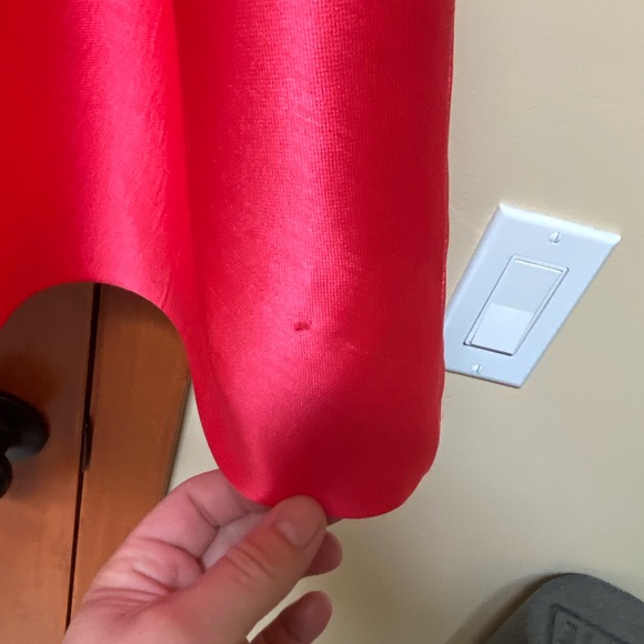 Kate spade open back silk mini size 6 punch pink used condition - Picture 4 of 6